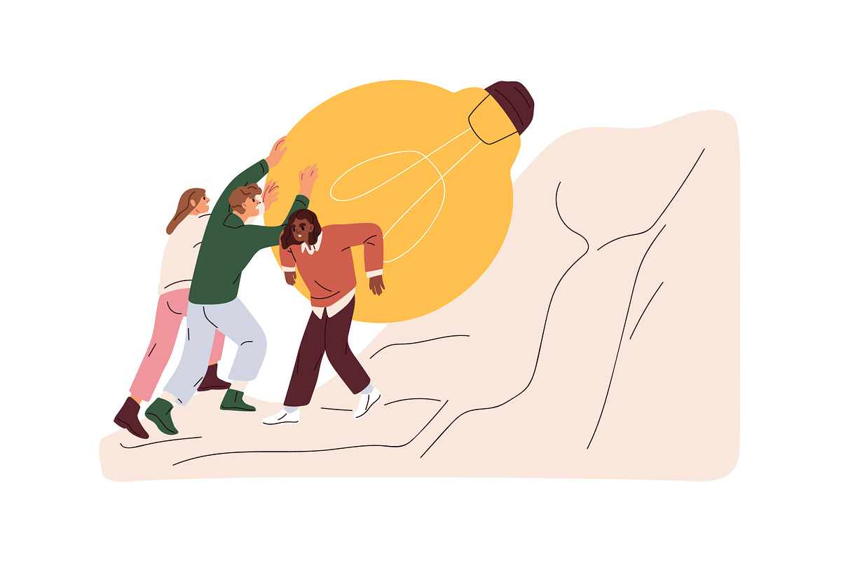 People search for ideas concept set, a Person Illustration by Good Studio (Photo 4 of 14)