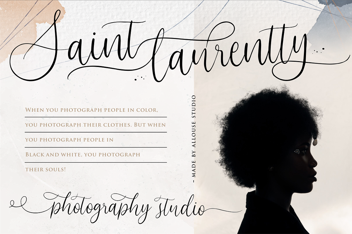 Val Edeline Font, a Script Font by Allouse Studio (Photo 4 of 12)
