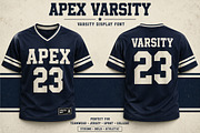 APEX VARSITY, a Slab Serif Font by Wow Magic (Thumbnail 2 of 4)