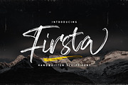 Firsta - Handwritten Font, a Script Font by StringLabs (Thumbnail 1 of 9)