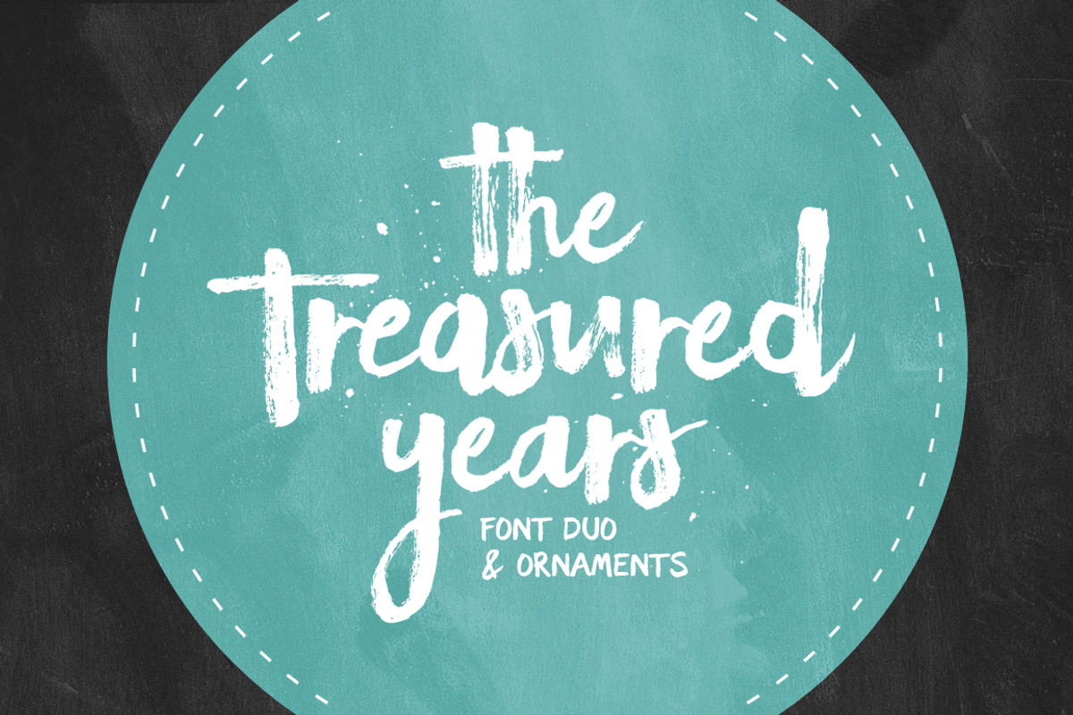 The Treasured Years Font Duo + Bonus