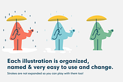 Theo - illustration pack, an Illustration by Ivan Mesaros (Thumbnail 3 of 8)
