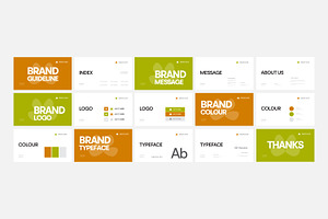 Creative brand guidelines layout, a Templates & Theme by thedesignsource