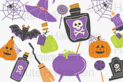 Cute Halloween Illustrations, an Object Graphic by Spesifikstd (Thumbnail 3 of 3)
