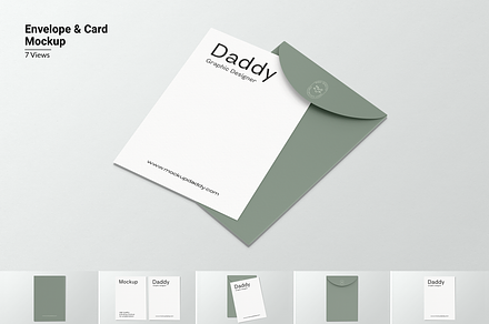 A4 Envelope Mockup, a Print Template by Mockupdaddy