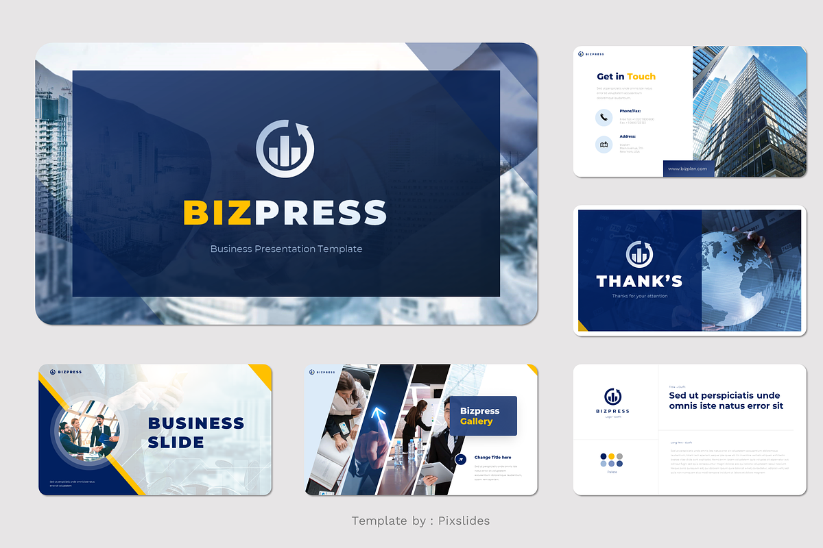 Modern Business PowerPoint, a Presentation Template by Pixslides (Photo 5 of 5)