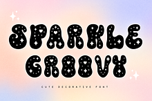 Sparkle Groovy Cute Decorative Font