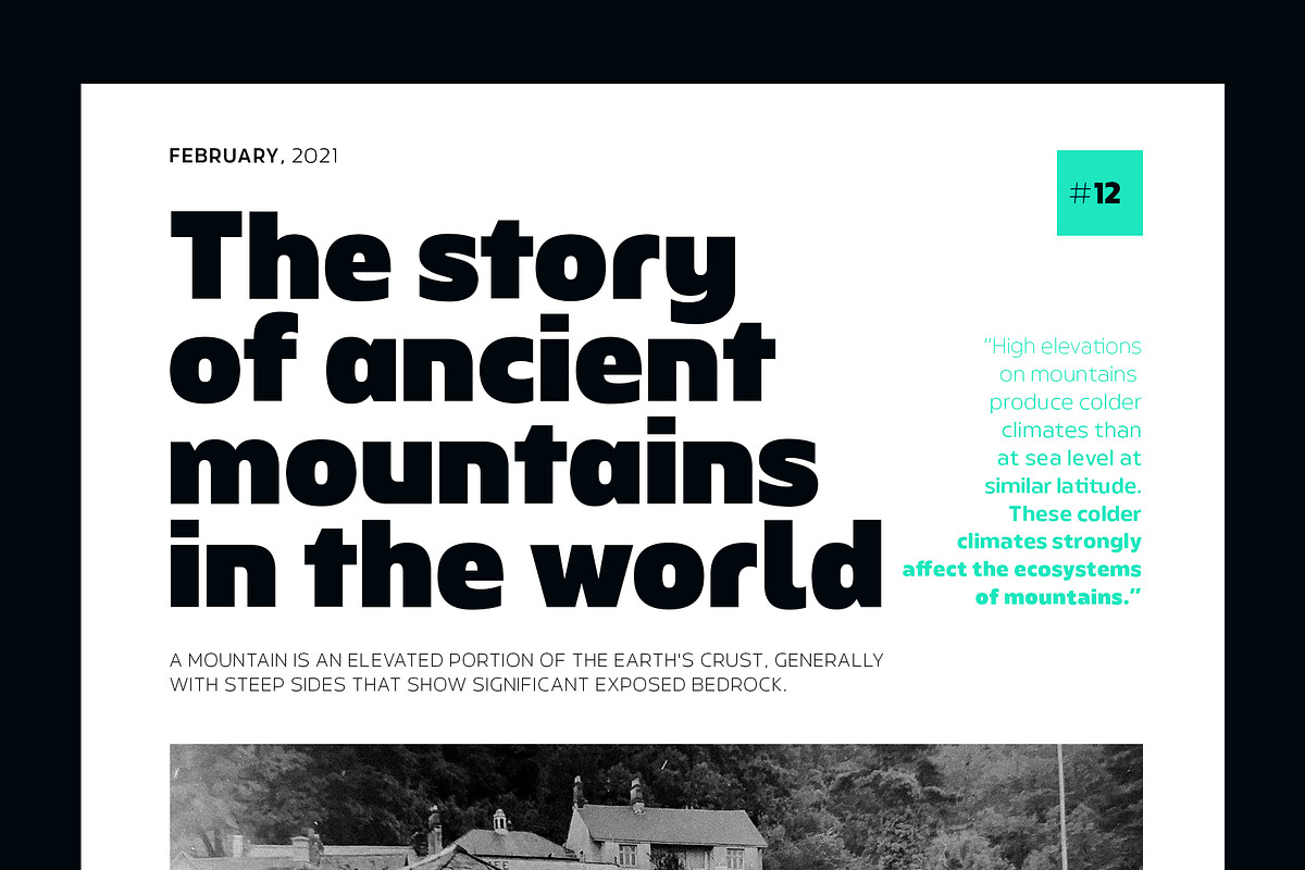 Meutas Font Family, a Sans Serif Font by trustha (Photo 5 of 15)
