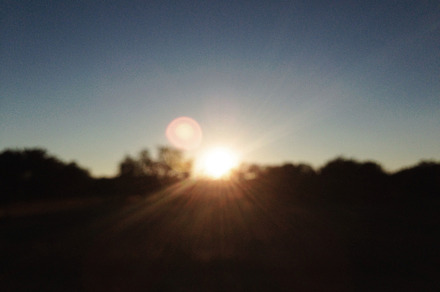Blurry Sunset