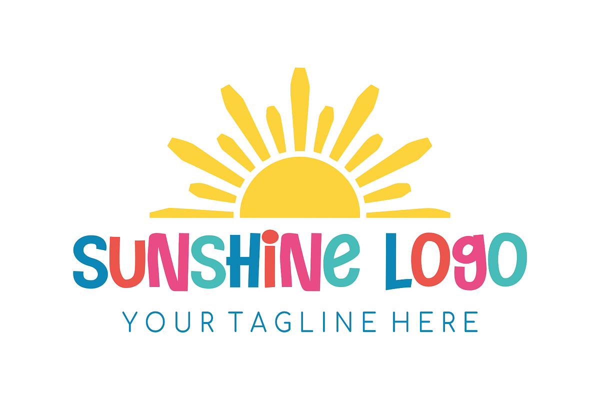 Colorful Sunshine Logo, a Graphic by EmmaGDesigner (Photo 1 of 5)