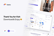 Taskio - Task Management UI KIT, an UI Kit Template by cansaasstudio (Thumbnail 6 of 6)