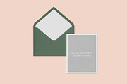 Minimal Greeting Card Envelope, an Advertising Mockup by Xtrahive (Thumbnail 6 of 7)
