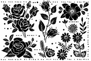 floral pattern large roses, an Illustration by Amazin_art (Thumbnail 14 of 17)