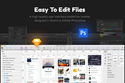 Liberty Mobile UI Kit, an UI Kit Template by Just UI (Thumbnail 6 of 7)