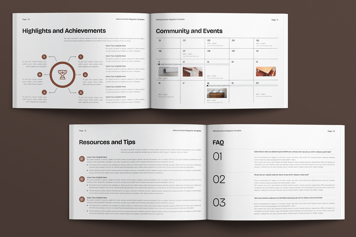 Welcome Book Magazine Landscape, a Magazine Template by E-Type (Photo 5 of 7)