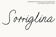 Sorriglina Script Font, a Script Font by Arendxstudio (Thumbnail 1 of 9)