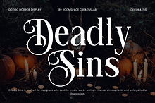 Deadly Sins – Gothic Horror Display