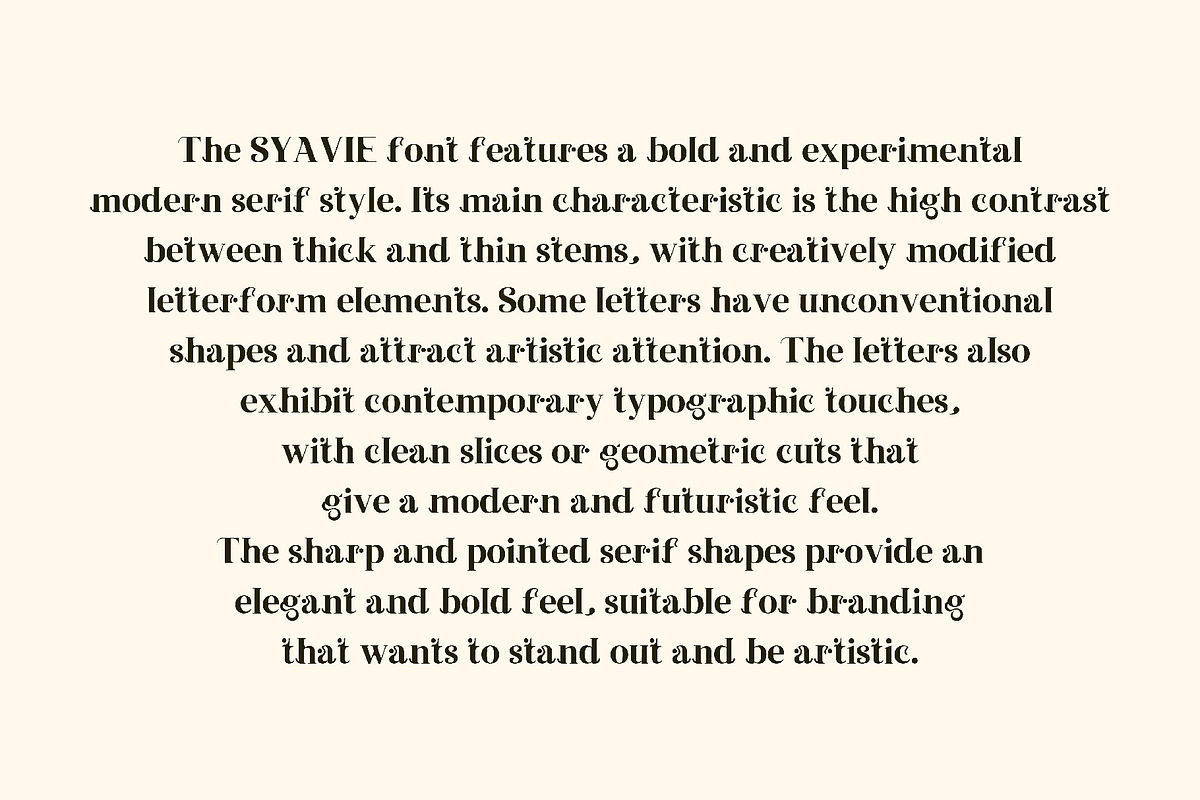 Syavie Giank - Font Duo, a Serif Font by Boril Std (Photo 2 of 11)