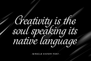 Miracle History – Calligraphy, a Script Font by Fikryal Studio (Thumbnail 10 of 15)