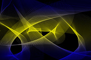 Yellow Circle with Blue Background, a Wallpaper Graphic by NJ Himel (Thumbnail 8 of 11)