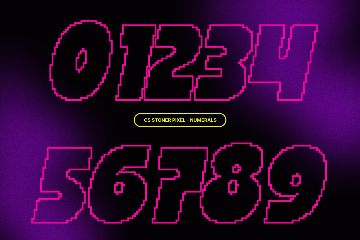 CS Stoner Pixel, a Sans Serif Font by Craft Supply Co. (Photo 2 of 8)