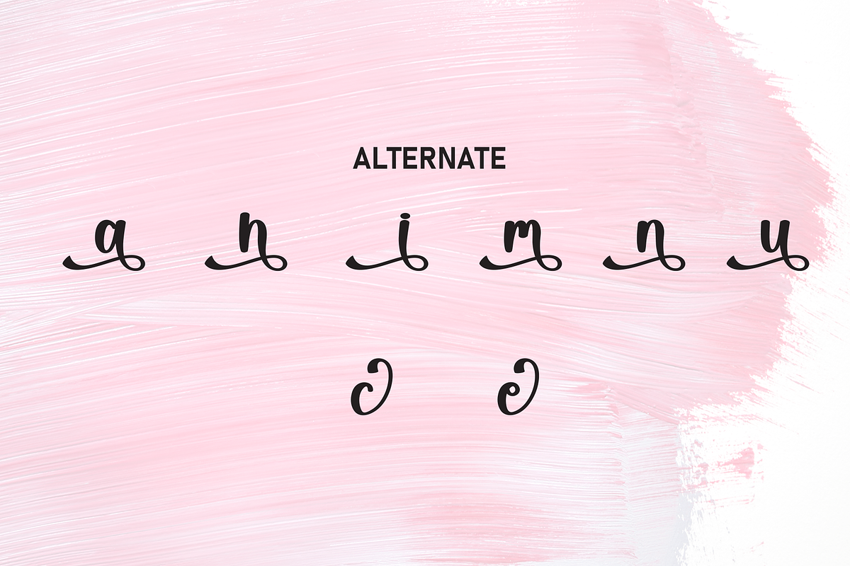 Brush Barbie | Script Font, a Handwritten Font by Scratchones (Photo 7 of 9)