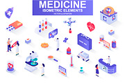 Mega Bundle Isometric Elements, an Illustration by alexdndz (Thumbnail 19 of 27)