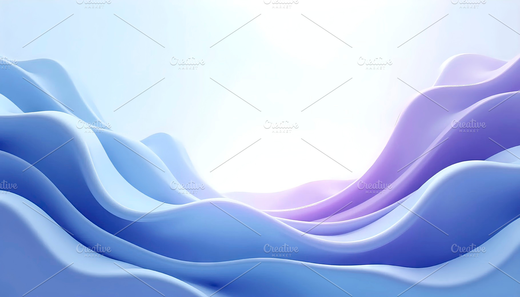 Blue Purple Fluid Frame With Light C, a Photo by LOGOCREATIVE