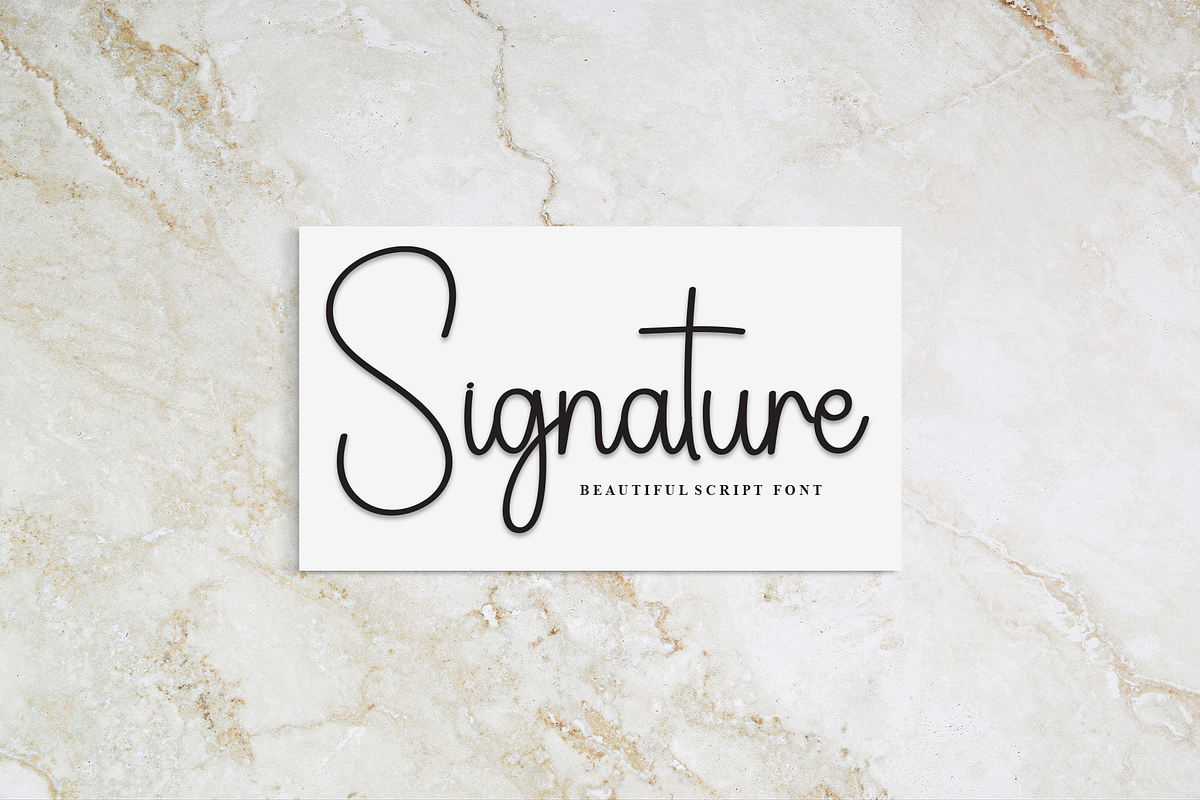 Beauty | Script Font, a Handwritten Font by Scratchones (Photo 3 of 9)
