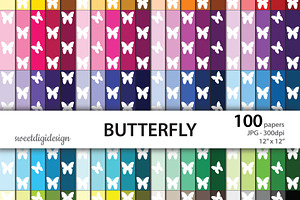 Small Butterflies Pattern