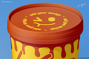 Ice Cream Cup Mockup Set-1, a Cups & Container Mockup by Grid&Glow (Thumbnail 6 of 7)