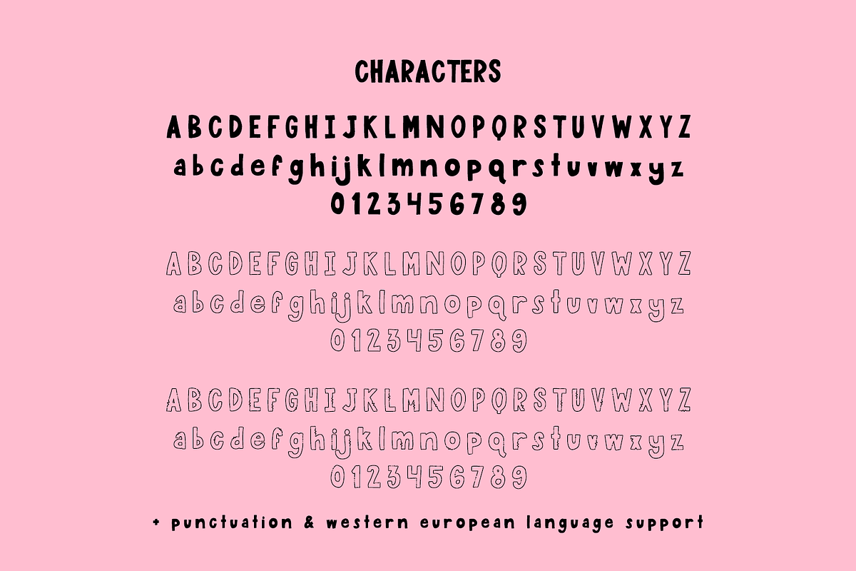 Pizzazz Display Font - Font Trio, a Handwritten Font by Beck McCormick (Photo 10 of 10)