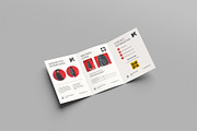 A5 Trifold Brochure Mockup, a Books & Magazine Mockup by hokagata (Thumbnail 5 of 5)