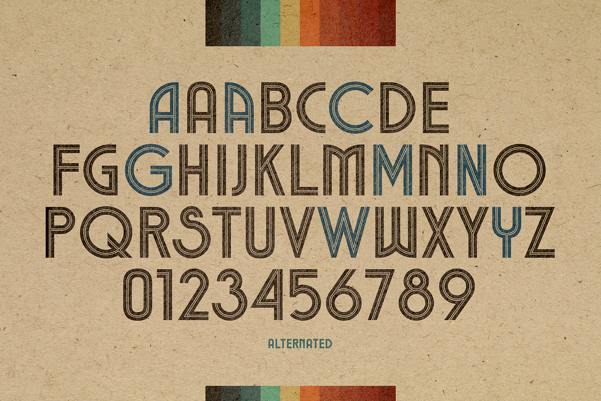 Voltdeco 1920, a Sans Serif Font by OWL KING (Photo 9 of 9)
