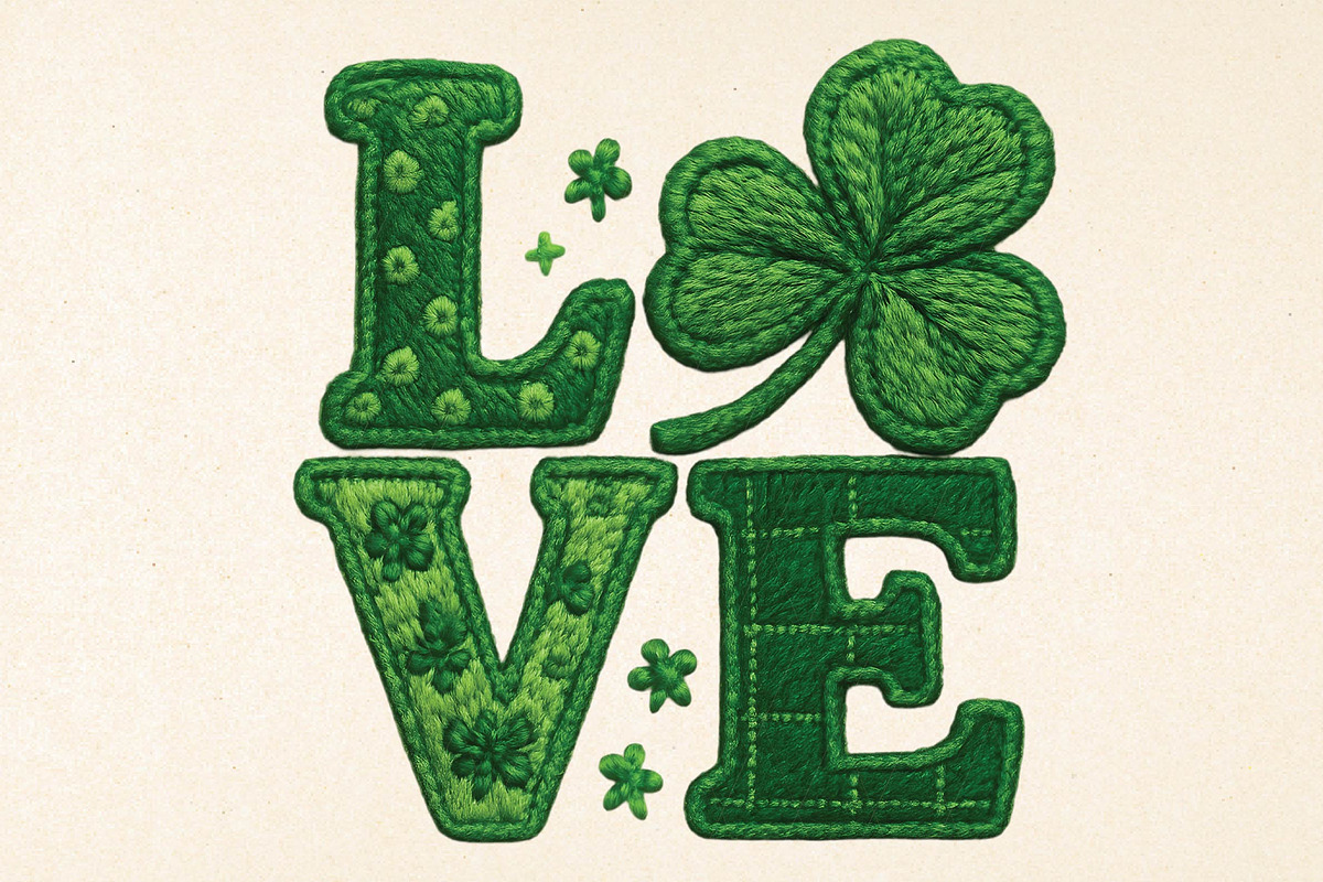 St. Patricks Day Love Sublimation Pn, an Illustration by DreamPrint404 (Photo 3 of 6)
