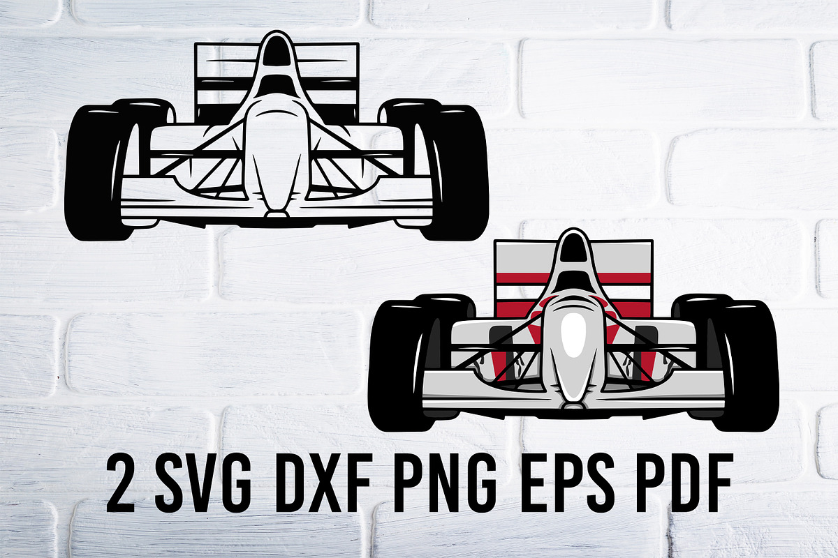 Race car Svg, Sport car Clipart, an Animal Illustration by Bila Vorona (Photo 1 of 3)