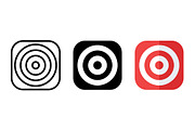 Target Vector Icons, a Solid Icon by Artonix (Thumbnail 2 of 2)