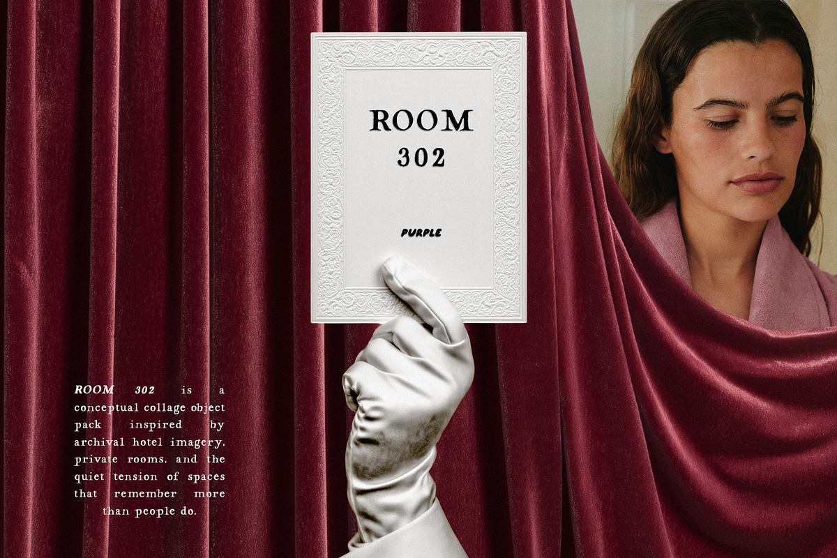 ROOM 302: Archival Hotel Collage, an Object Graphic by Purple (Photo 5 of 16)