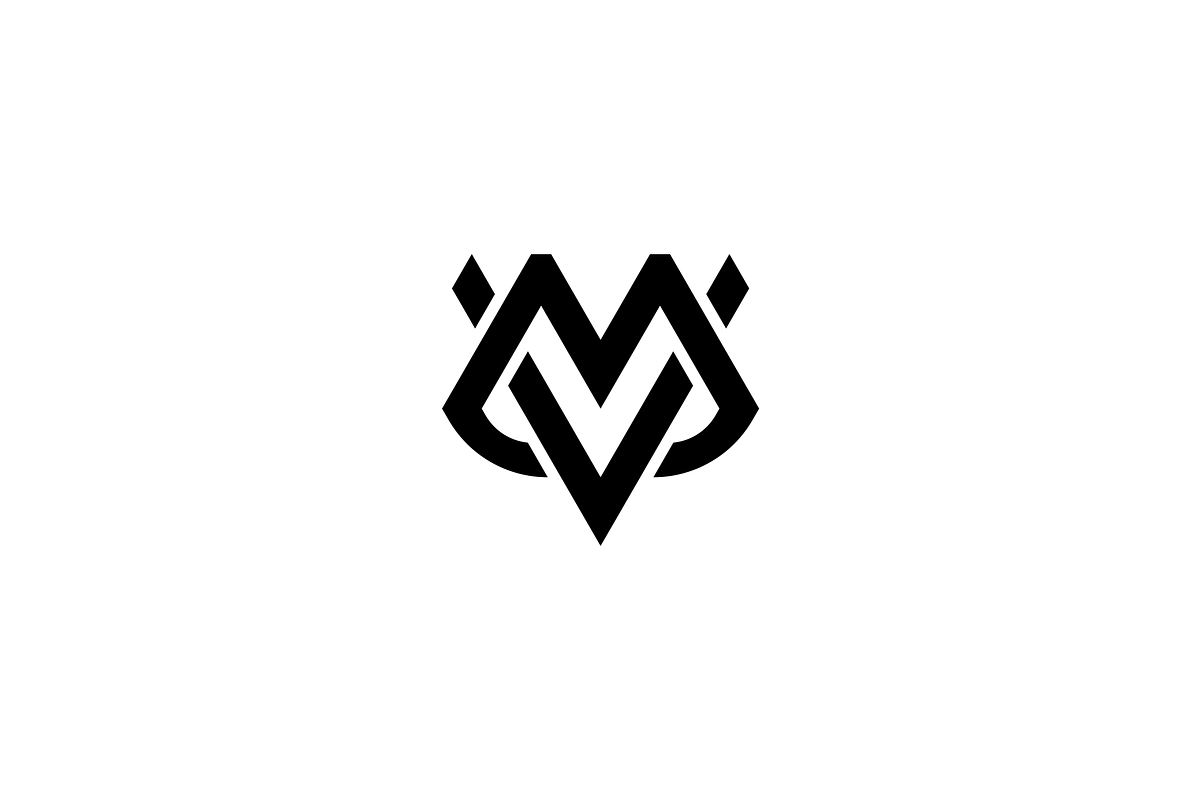 Minimalist Modern Initials MV Logo, a Branding & Logo Template by Luxury Logos (Photo 3 of 4)