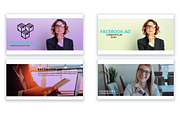 Facebook simple ad templates, a Social Media Template by Santiboca (Thumbnail 1 of 3)
