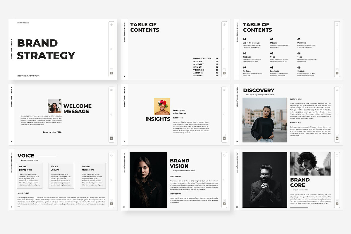Brand Strategy PowerPoint Template, a Presentation Template by Gaize (Photo 4 of 9)