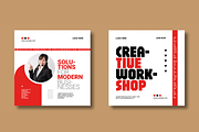 Creative Workshop Social Media Post, a Social Media Template by MightyDesign (Thumbnail 3 of 8)