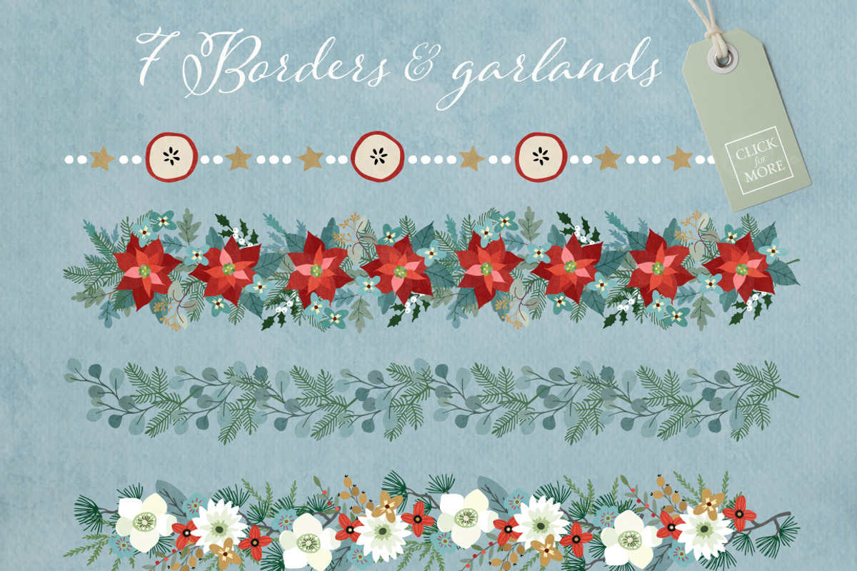Merry Christmas set, 166 elements, an Animal Illustration by Tabita's shop (Photo 7 of 14)