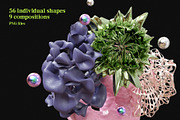 Organic Abstract 3D Shapes Pack, a Graphic by LarysaZabrotskaya (Thumbnail 9 of 9)