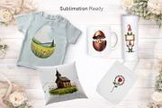 Watercolor Easter Clipart Elements, an Illustration by Artnoy (Thumbnail 8 of 8)