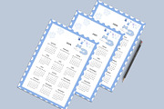 Calendar Template, a Stationery Template by Design Zone (Thumbnail 3 of 3)