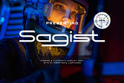 Sagist - Futuristic Geometric Sans, a Sans Serif Font by Imoodev (Thumbnail 1 of 5)