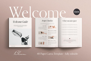 Client Welcome Packet Canva Template
