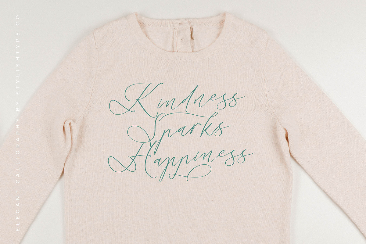 Andore Roselan Elegant Calligraphy, a Script Font by stylishtype.co (Photo 6 of 20)