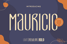 Mauricio - Sans Font Family
